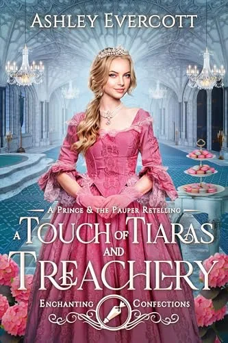 Cover of A Touch of Tiaras and Treachery: A Prince and the Pauper Retelling